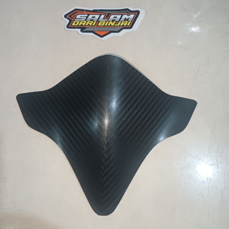 VISOR HITAM KARBON BEAT FI  TAHUN 2016 - 2021 / WINDSHIELD BEAT FI 2016 -2021 / VISOR HONDA BEAT FI