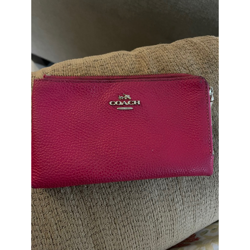 Coach zipper wallet