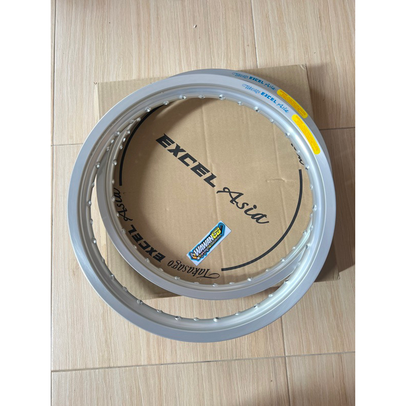 VELG TAKASAGO EXCEL ASIA HITAM Silver 160 185 17 VELG TEA HITAM 160 185 -17