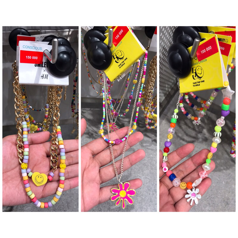 H&M kalung Smiley SALE
