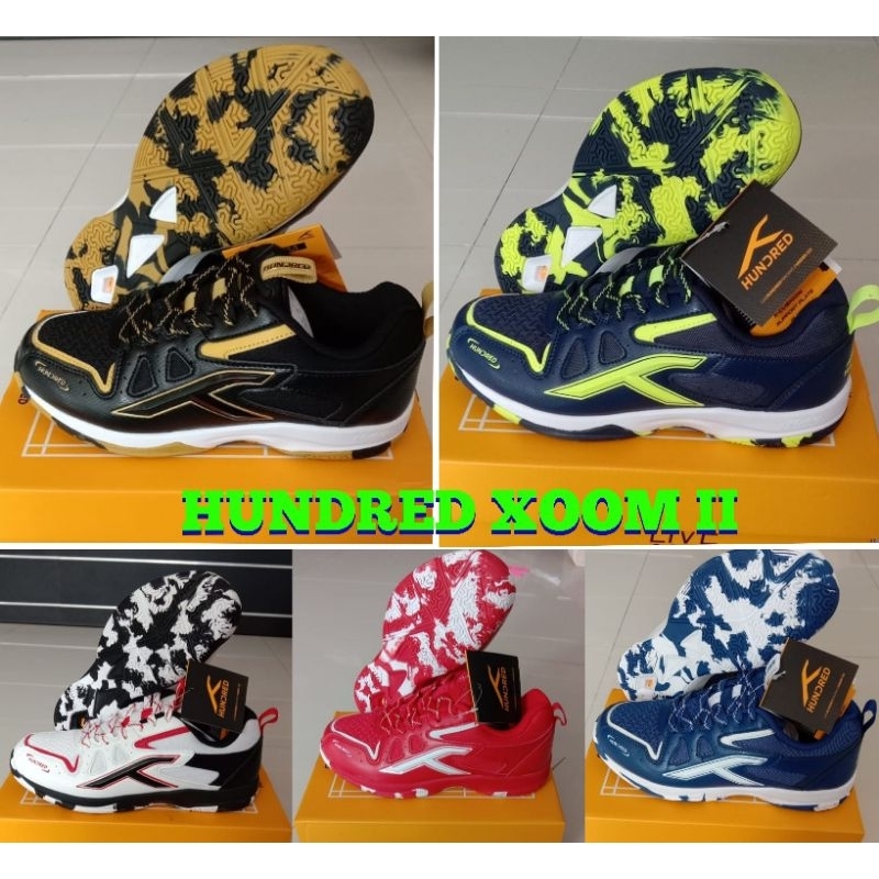 SEPATU BADMINTON HUNDRED XOOM II ORIGINAL