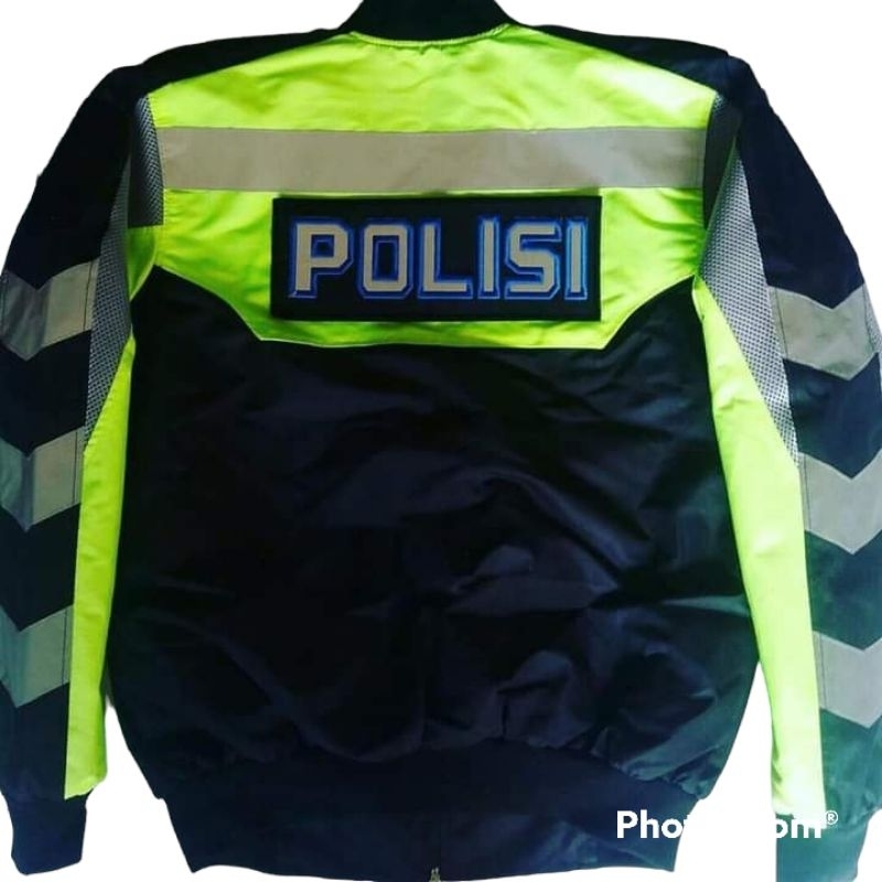 JAKET TASLAN POLISI/LALIN MODEL BOMBER