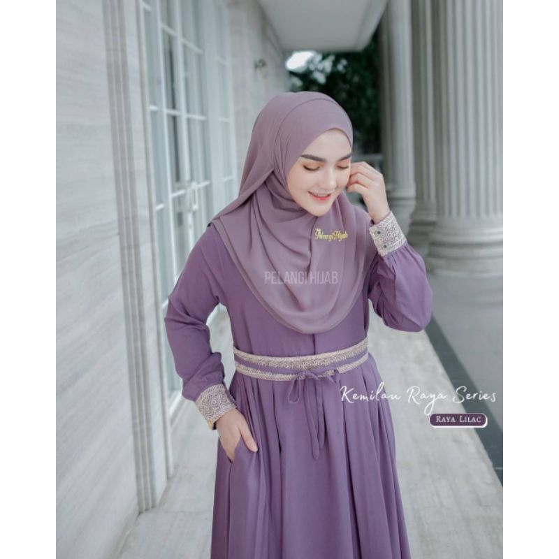 kemilau raya by Pelangi hijab/ gamis muslim /gamis syari