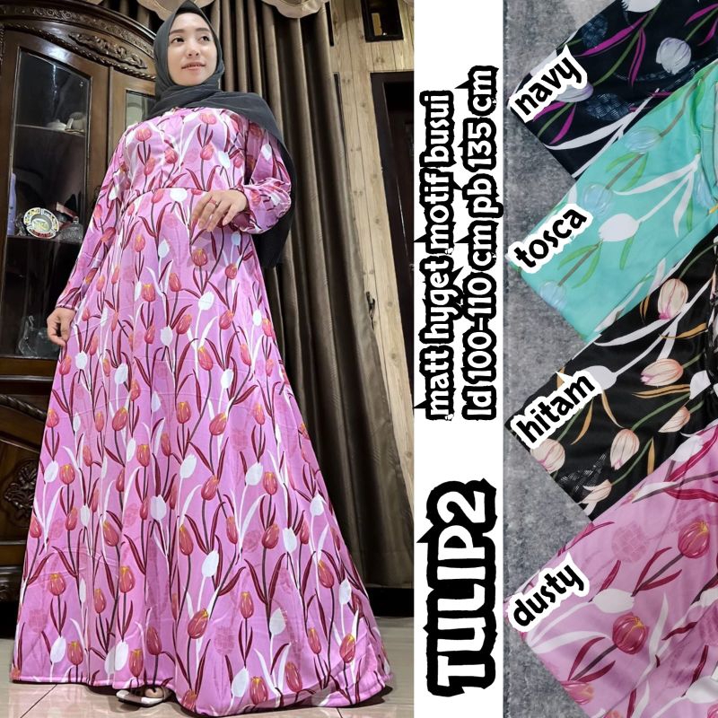 [Fashion Muslim] GAMIS HYGET PART 5 kekekinian | busui | murah | jumbo | motif