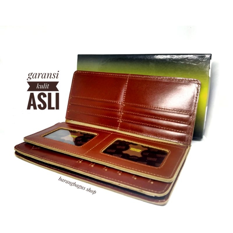 Dompet panjang garansi full Kulit asli Pria wanita Import kickers