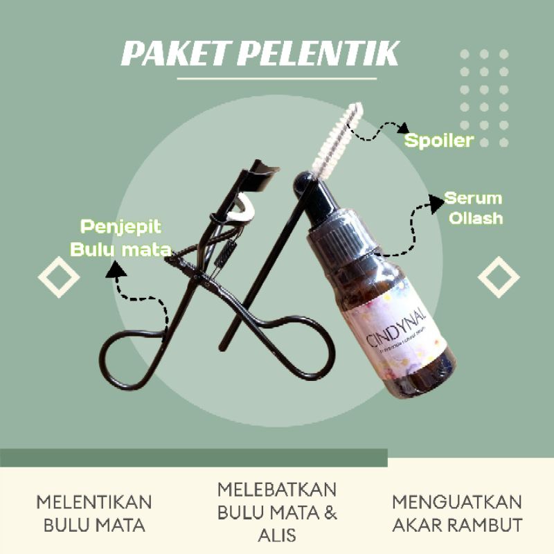 [Paket Pelentik Bulu Mata] Serum Oilash + Penjepit Bulu Mata Galenco