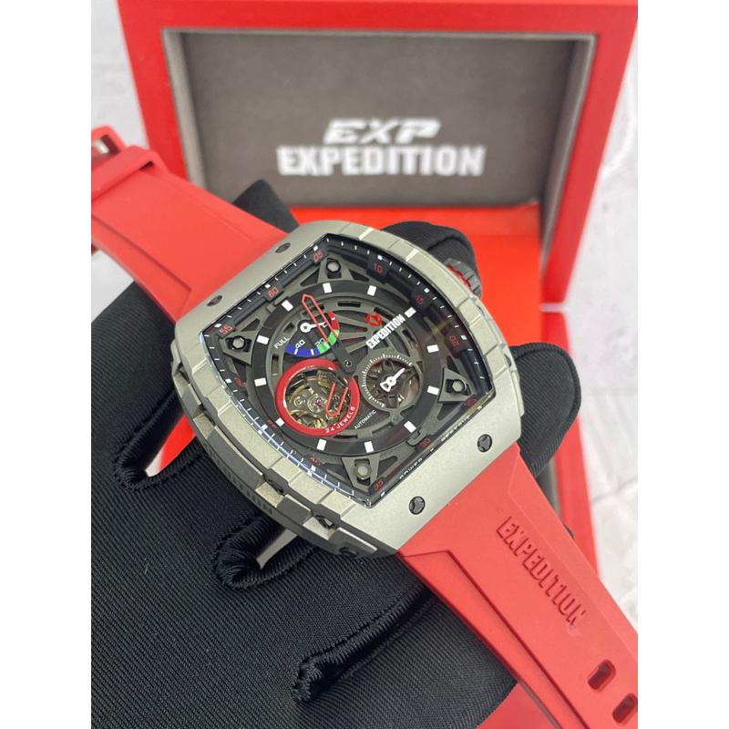expedition e6782m karet merah power reserve pria