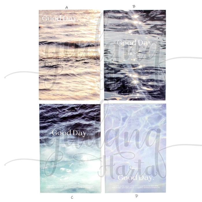 

Notebook A5 Good Day Wave Buku Tulis Motif Pemandangan Laut Notepad GH 308313