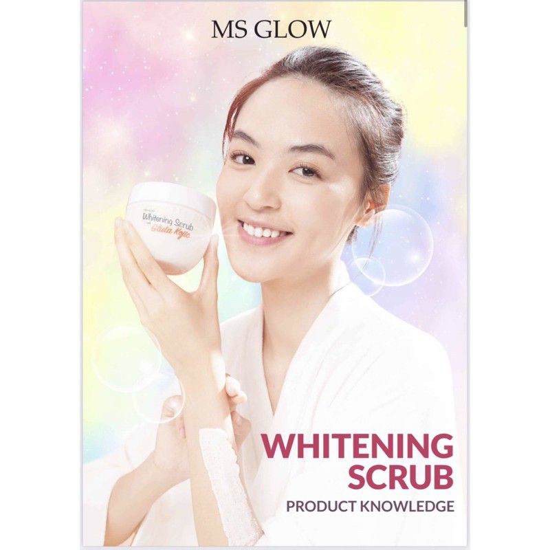 MS GLOW Gluta Whitening Body Soap &amp; Scrub