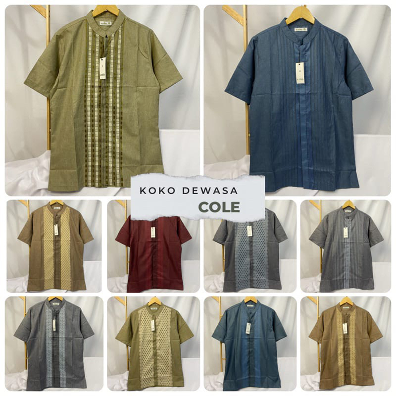 Baju koko pria dewasa Cole Kemeja taqwa