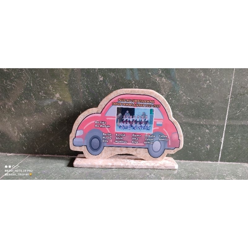 Vandel Marmer asli bentuk mobil, ukuran besar wisuda lomba graduation dll