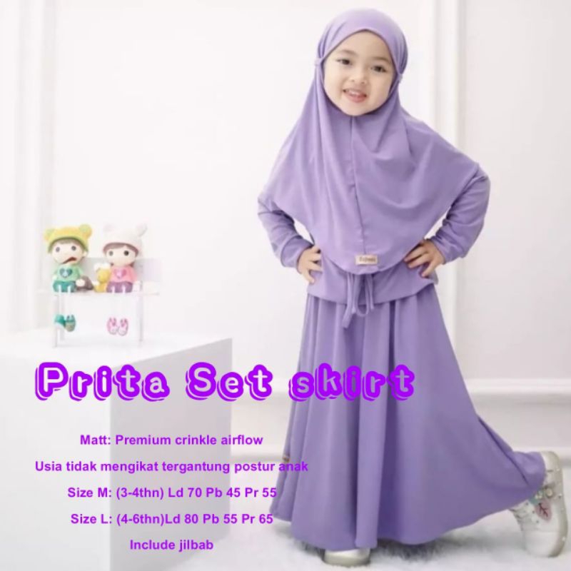 PRITA BAJU MUSLIM ANAK PEREMPUAN TERBARU