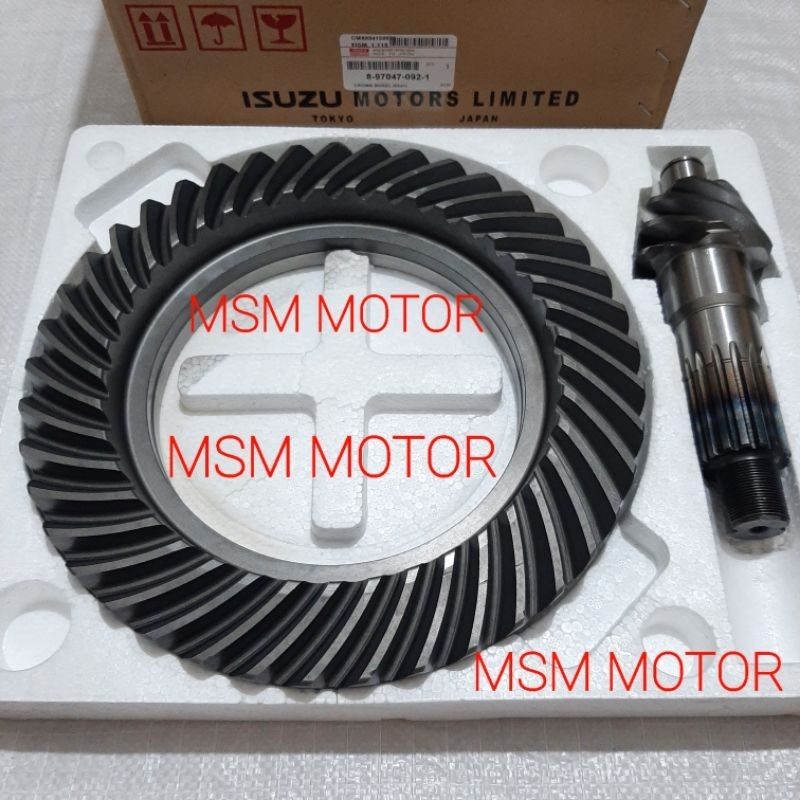 GEAR SET GIGI GARDAN GIGI NANAS CROWN WHEEL PINION ISUZU ELF NKR71 NKR 71 NKR66 NKR 66 (6X41)