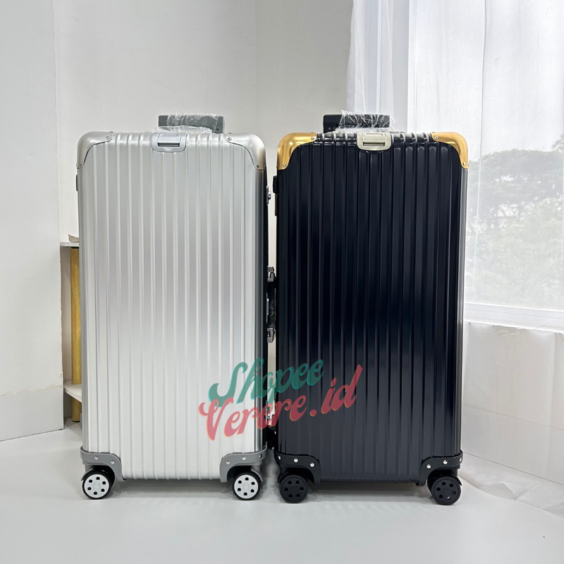 Koper Jumbo Full Aluminium Size Bagasi 30 Inch Travel Umroh TSA Lock Suitcase Trunk