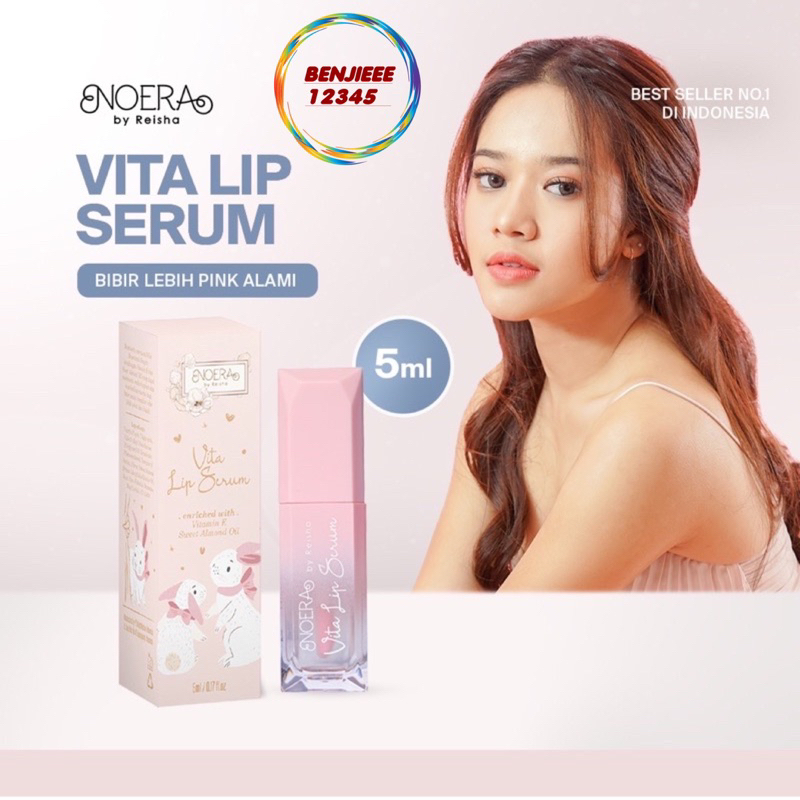 Noera Vita Lip Serum Serum bibir pemerah pencerah bibir pink alami NOERA lips 5ml original