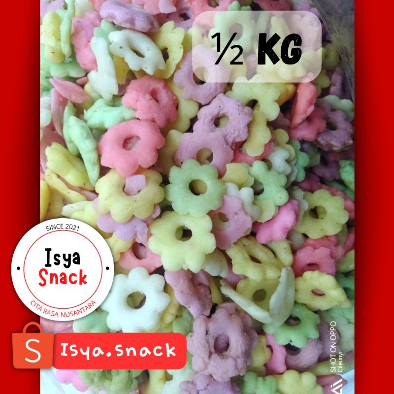 

Isya Snack- Pilus Sakura Warna 500gram