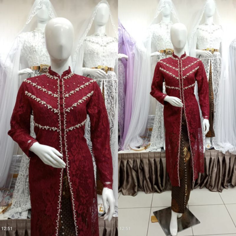 KEBAYA/ IBU /BESAN TUNIK/ MUTIARA/SATU/ SETEL) Size M LD 95 )( size L LD 100 )( size XL LD 110 )( size XXL LD 120 )