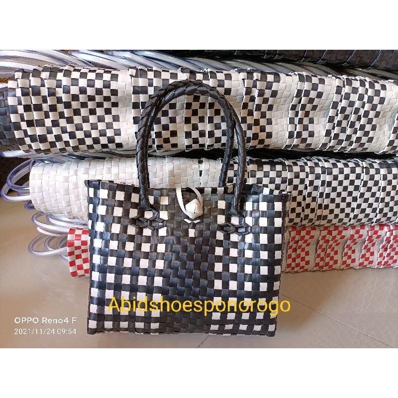 Tas anyaman plastik grosir | tas soufenir | tas hampers | stok ready