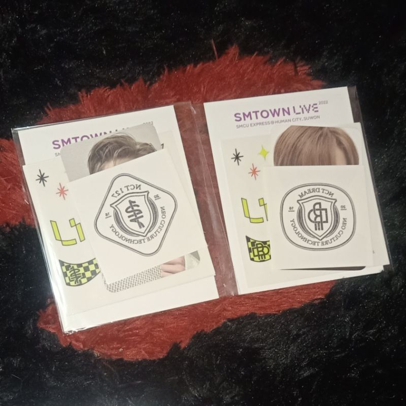 Ready Stock Sm Town Live Smcu Palace 2022 - Ar Tatto Sticker Sealed Jaehyun Set