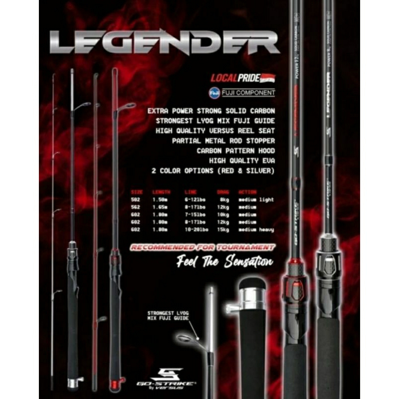 JORAN PANCING VERSUS LEGENDER 165 SOLID CARBON FUJI