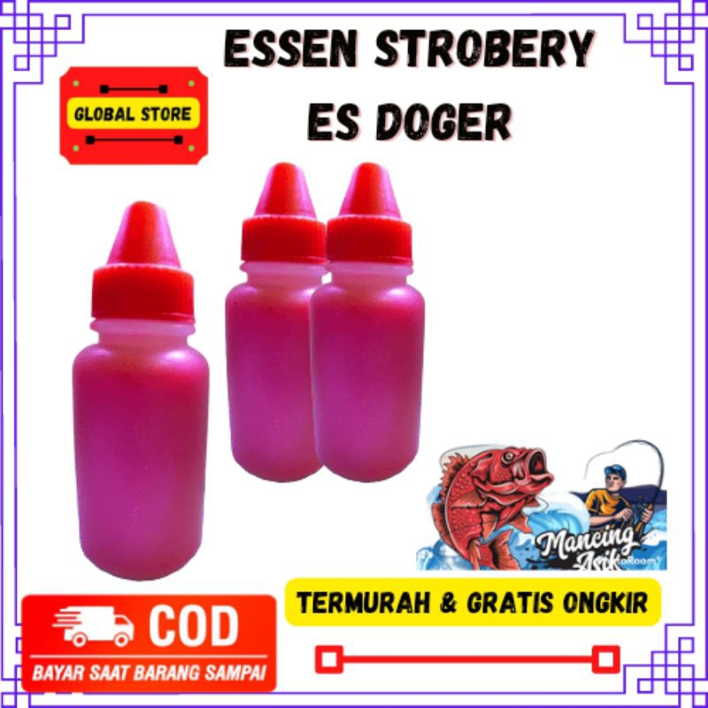 (Terlaris) Esen stroberi es doger / esen ikan mas / esen super / Essen