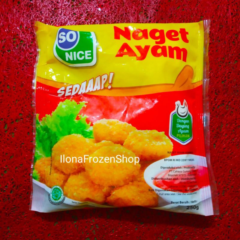 

Chicken Nugget So Nice 250 / 500 gr