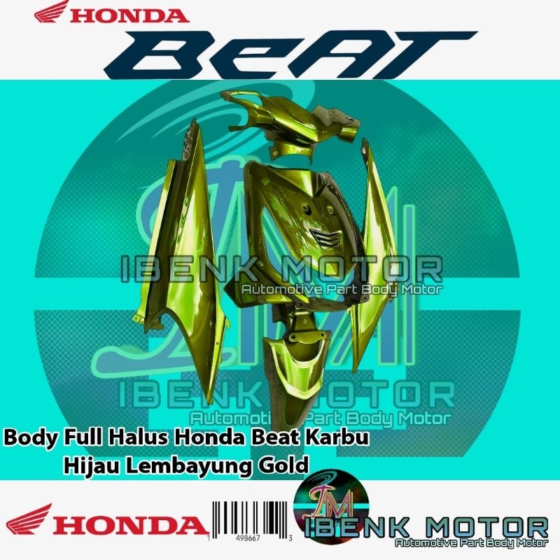 Cover Body Halus Beat Karbu Hijau Lembayung Gold/Body Alus Beat Karbu Hijau Lembayung Gold