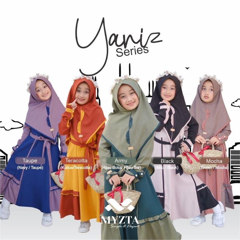 GAMIS ANAK LUCU | YANIZ SERIES KIDS by MYZTA | GAMIS ANAK MURAH LUCU