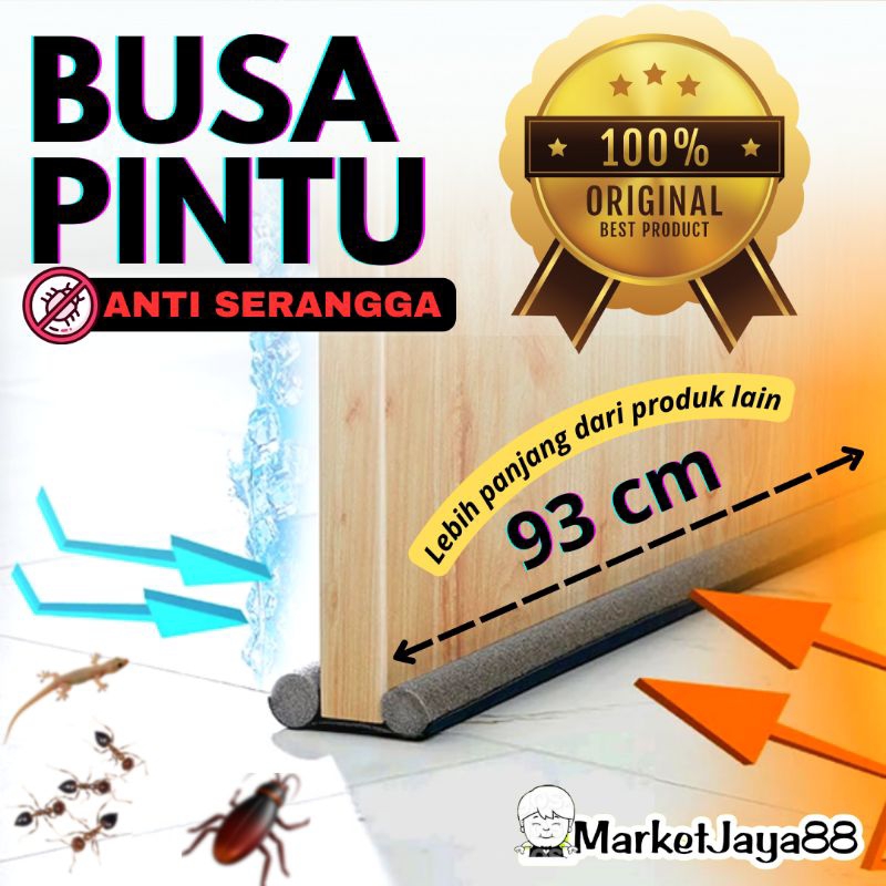 SALE ( 93 CM ) BUSA PENUTUP PINTU / BUSA ANTI DEBU / BUSA PINTU ANTI KECOA / BUSA PINTU ANTI AIR / BUSA PENUTUP CELAH BAWAH PINTU ANTI SERANGGA ANTI DEBU SERBAGUNA SUPER MURAH