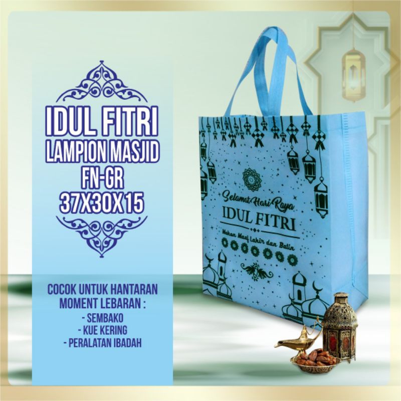 

TAS LEBARAN SEDANG 37X30X15 TAS PARCEL GOODIEBAG IDUL FITRI