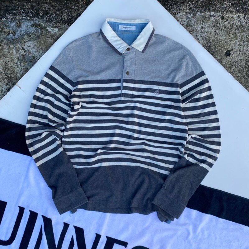Beanpole rugby shirt / polo lengan panjang