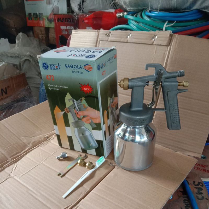 SGL SAGOLA | Spray Gun 472-S | Alat Semprot Cat