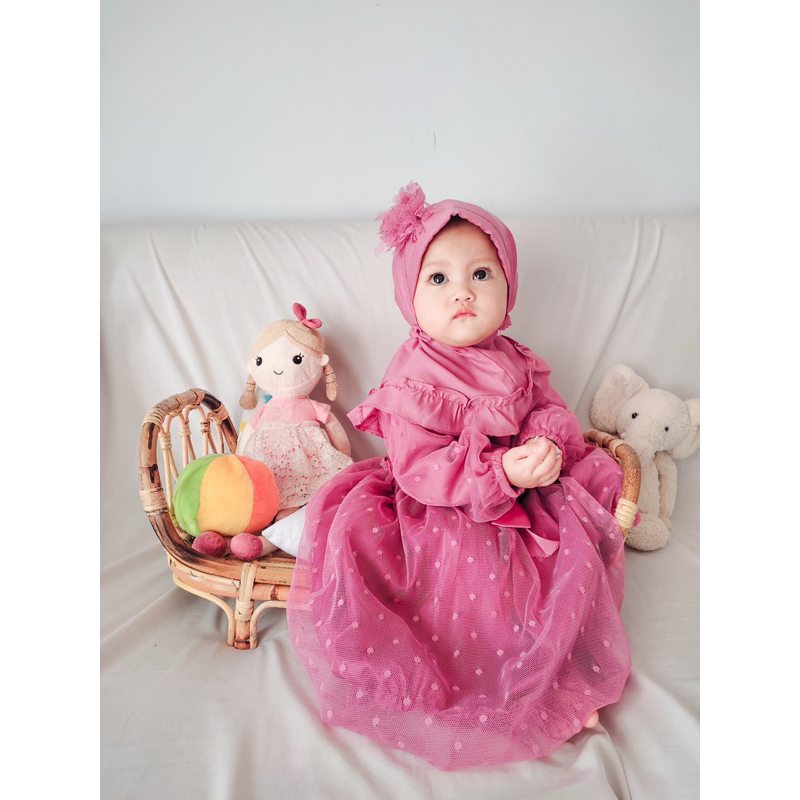 Gamis Dress anak perempuan Geenneevva Baju Muslim All size