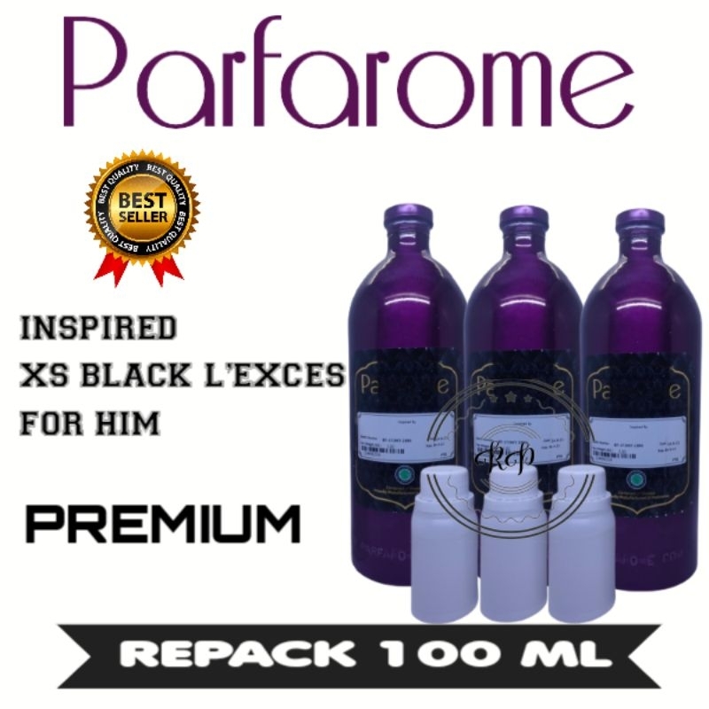 BIBIT PARFUM PARFAROME INSPIRED XS BLACK L EXCES FOR HIM
