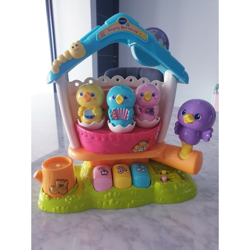 prelove Vtech Baby Singing Bird House Spin & Tweet Musical Learning Toys Mainan Edukasi Anak Bayi