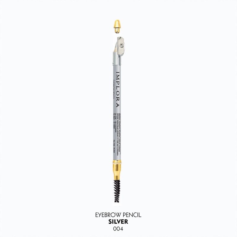 Pensil Alis Implora / Eybrow Pencill Warna Black/brown/Silver Murah