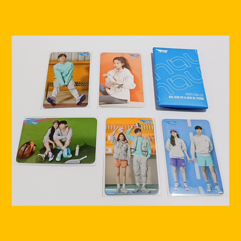 Kim Seon Ho x Moon Ga Young x NAU Official Summer Photocard // Kim Seonho Moon Gayoung PC