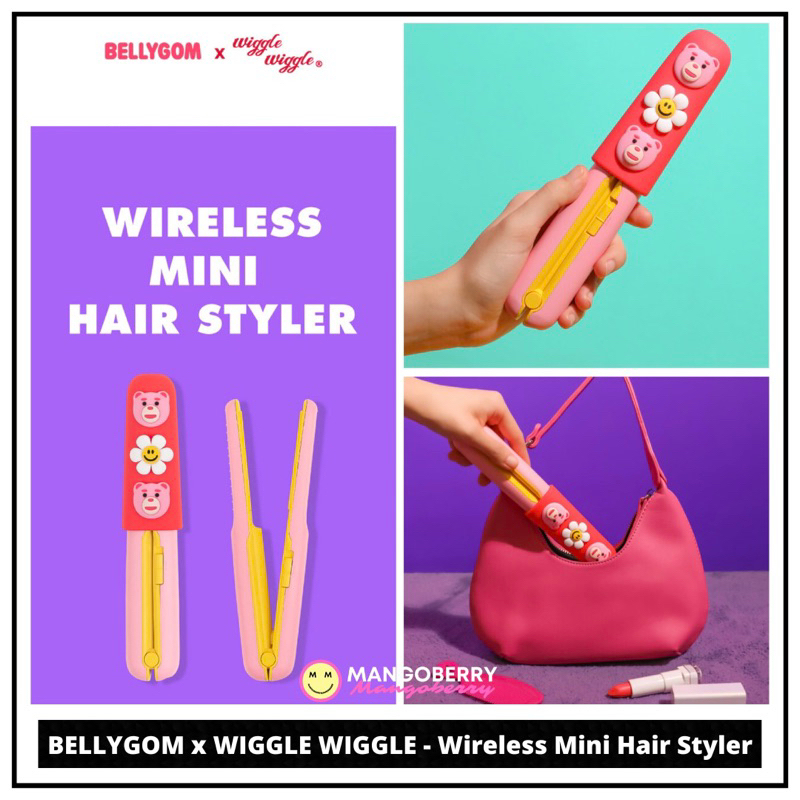 BELLYGOM x WIGGLE WIGGLE - Wireless Mini Hair Styler