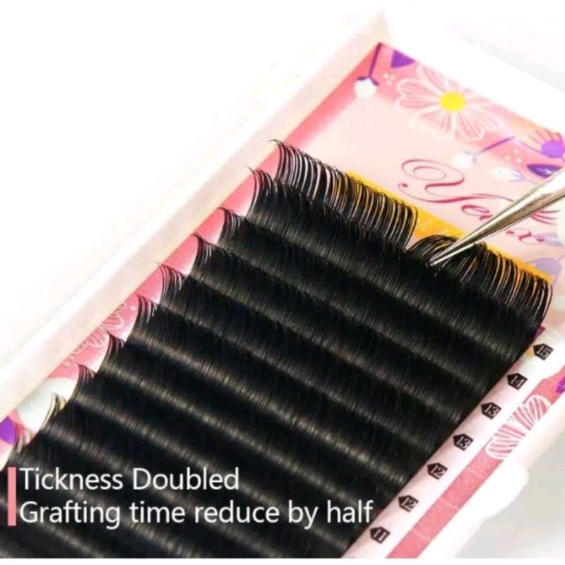 Yelix Black Ellipse Bulu Mata Eyelash Extension