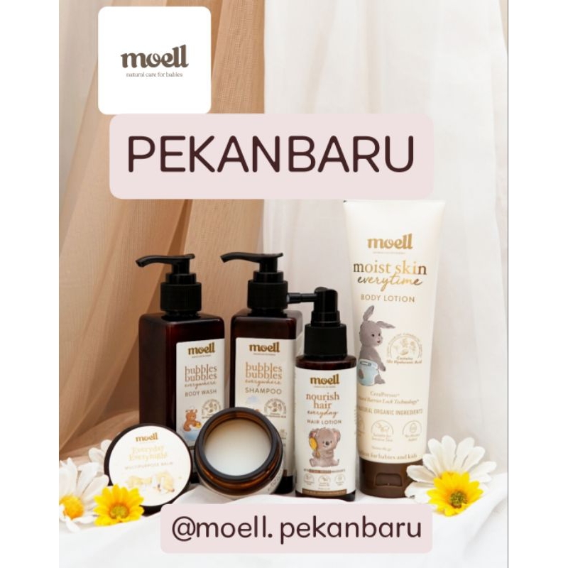 MOELL PAKET SPECIAL  / SHAMPOO BAYI / HAIR LOTION BAYI / BODY LOTION BAYI / BODY WASH BAYI / BALM BA