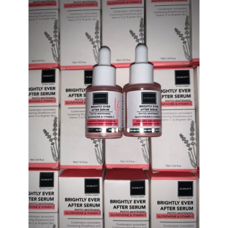 botol serum kosong scarlett brightly
