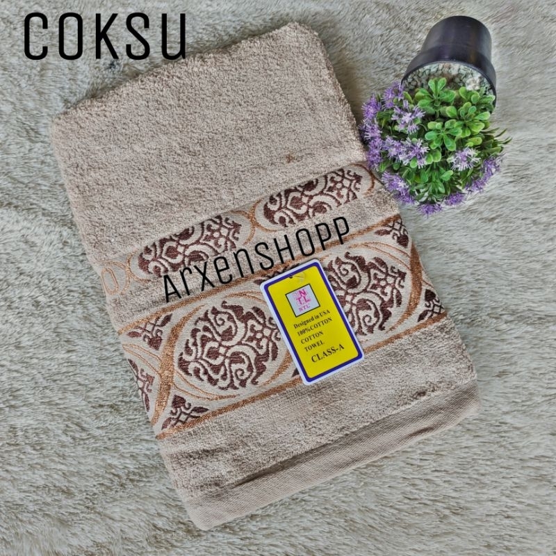 HANDUK MANDI DEWASA /HANDUK MANDI KATUN/HANDUK UKURAN 70x140