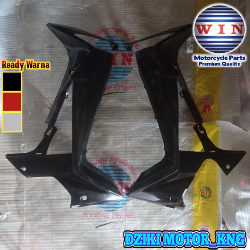 Legshield Luar Sayap Depan Honda Supra X 125 Batman 2007 Merek WIN Sayap Supra