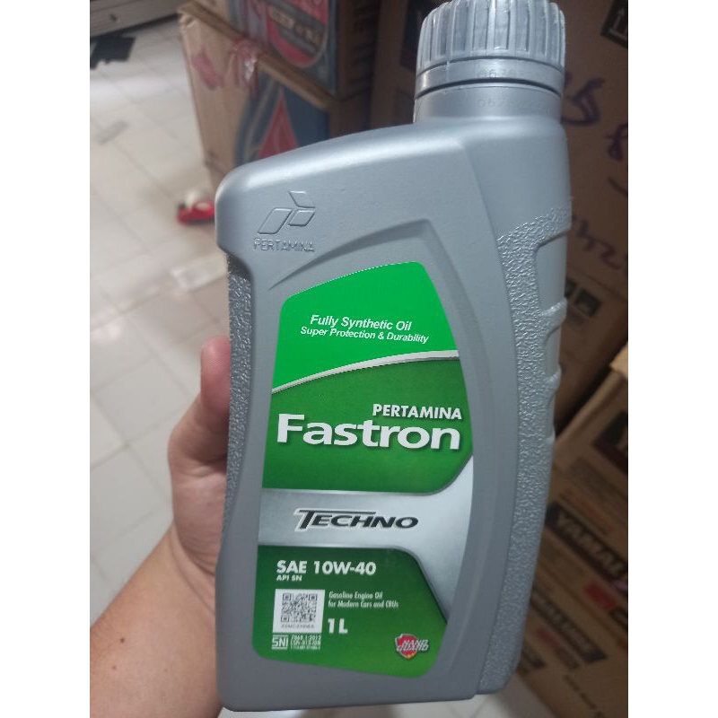 FASTRON TECHNO 1 LITER SAE 10W-40 UNTUK MOBIL DAN MOTOR