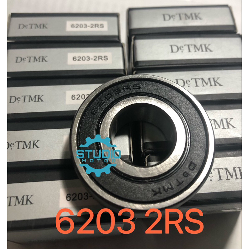 Lahar Gear Gigi Belakang / Naff Nap Gear BALL BEARING 6203 2RS DETMK 17x40x12 Mm TUTUP KARET 2RS Bering Laker Klaher Laher