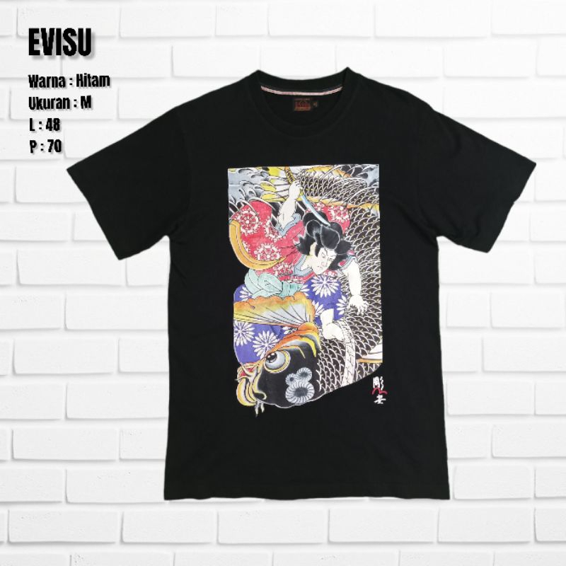 Kaos Sukajan Evisu Second