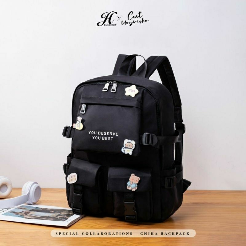 CHIKA BACKPACK JIMS HONEY ( NEW ARRIVAL ) ready stok siap kirim