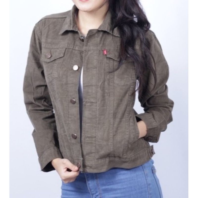 jacket corduroy wanita