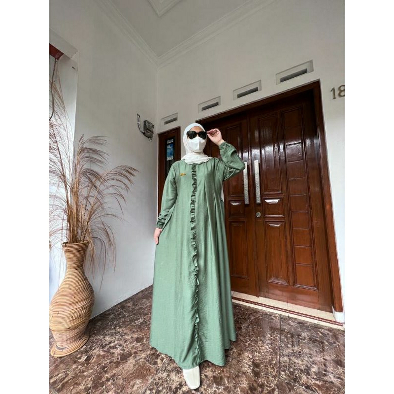 DRESS NAGITA , POLO LINEN (GAMIS)