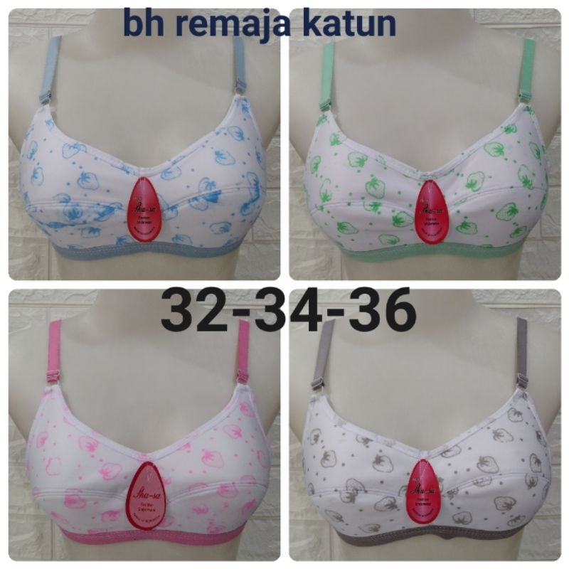Bra Bh Tanpa Busa Tanpa Kawat Remaja Katun / Bra sport / bra remaja / bh remaja